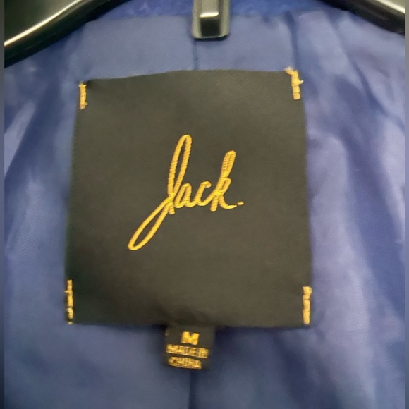 Royal blue double breasted short pea coat - Picture 2 of 5